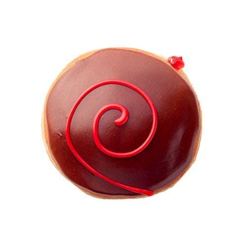 Red, Spiral, Chocolate, Praline, 