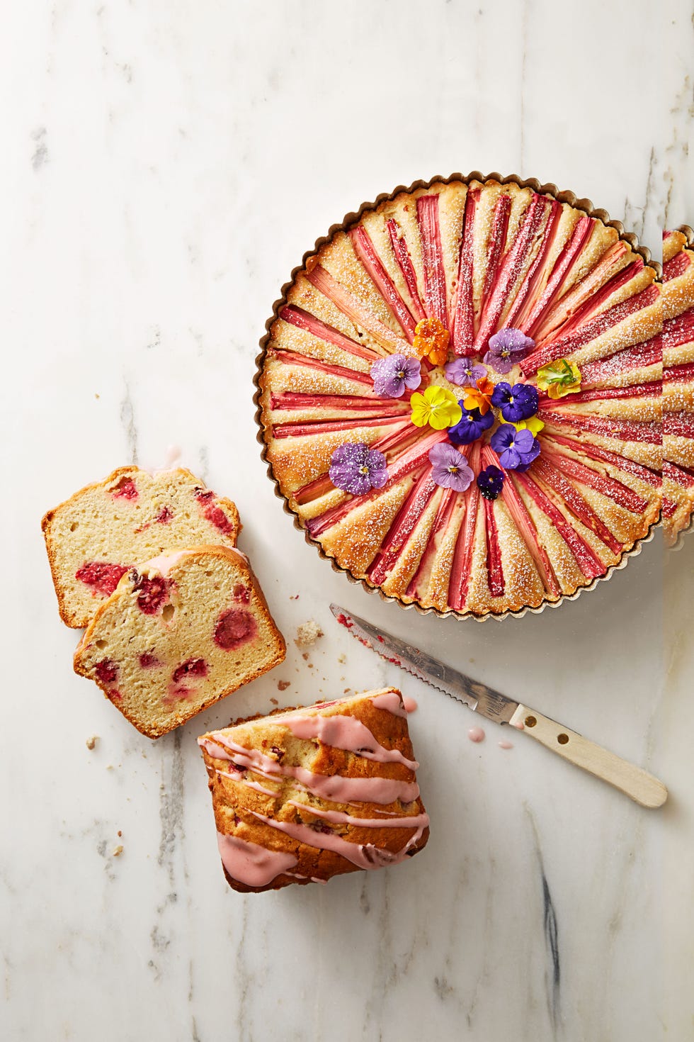 raspberry lemon pound cake