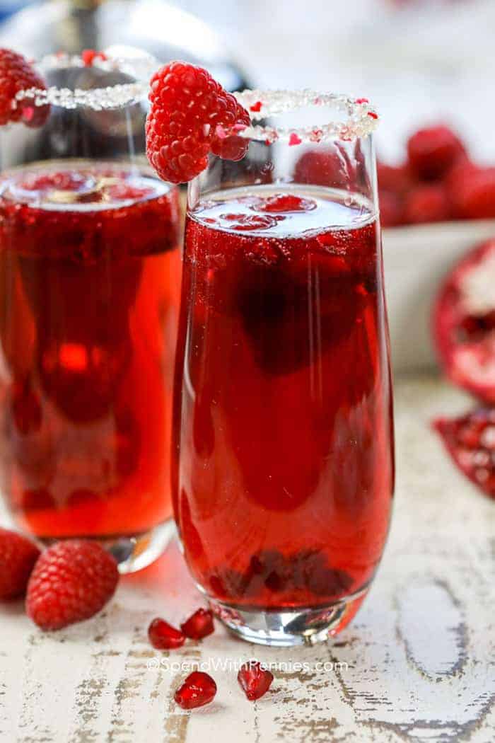 raspberry mimosa