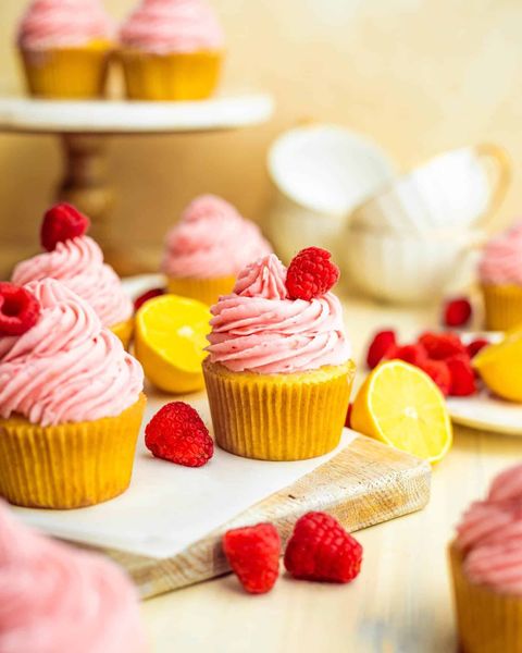 raspberry recipes lemon raspberry cupcakes