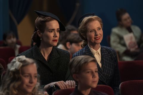 ratched l to r sarah paulson as mildred ratched and cynthia nixon as gwendolyn briggs in episode 106 of ratched cr saeed adyaninetflix © 2020