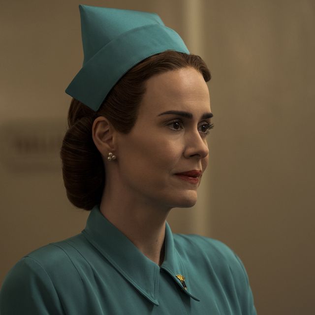 ratched l to r sarah paulson as mildred ratched in episode 107 of ratched cr saeed adyaninetflix © 2020
