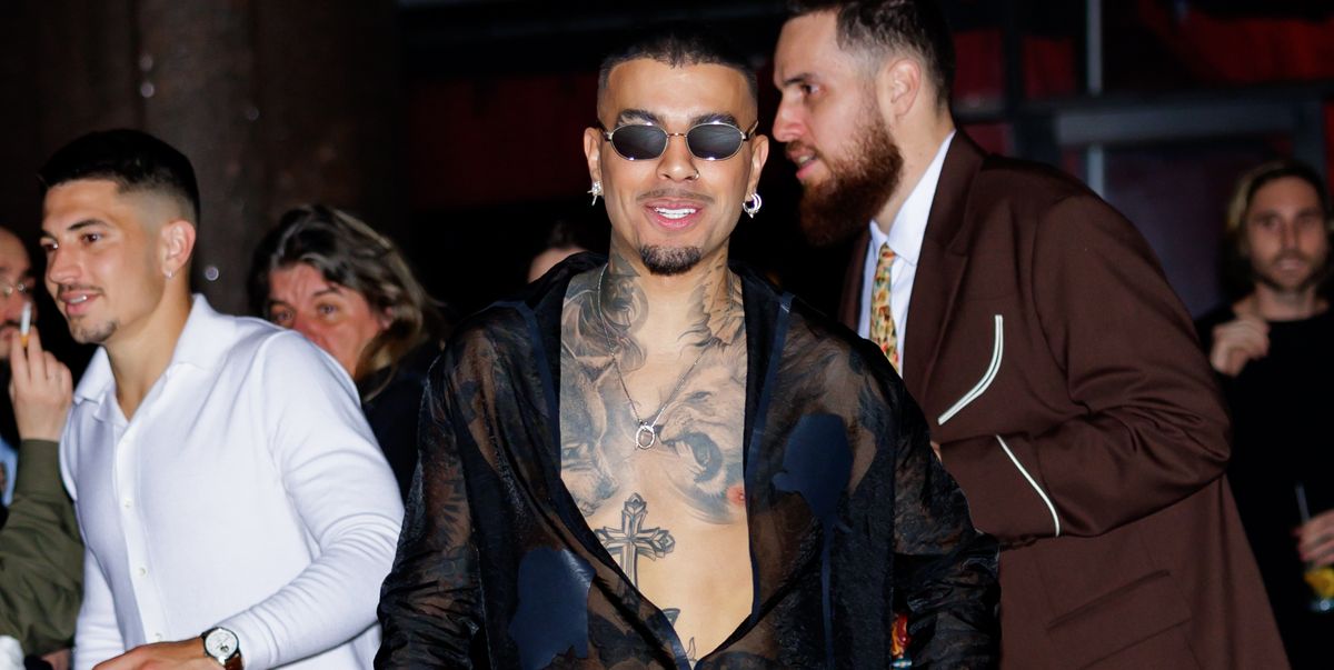 Fans Noticed That Rauw Alejandro Covered Up His Rosalía Tattoo Ahead of the Met Gala