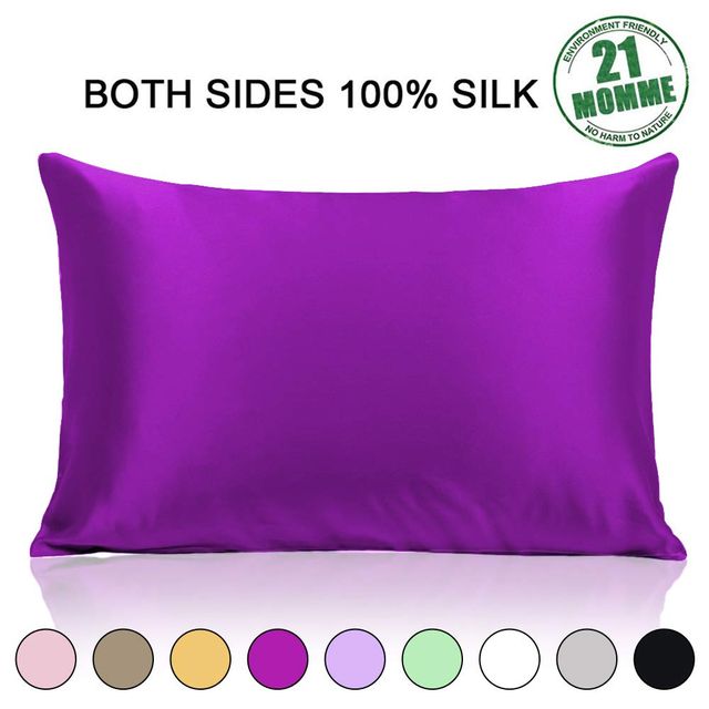 best silk pillowcase: ravmix 100% pure natural mulberry silk pillowcase