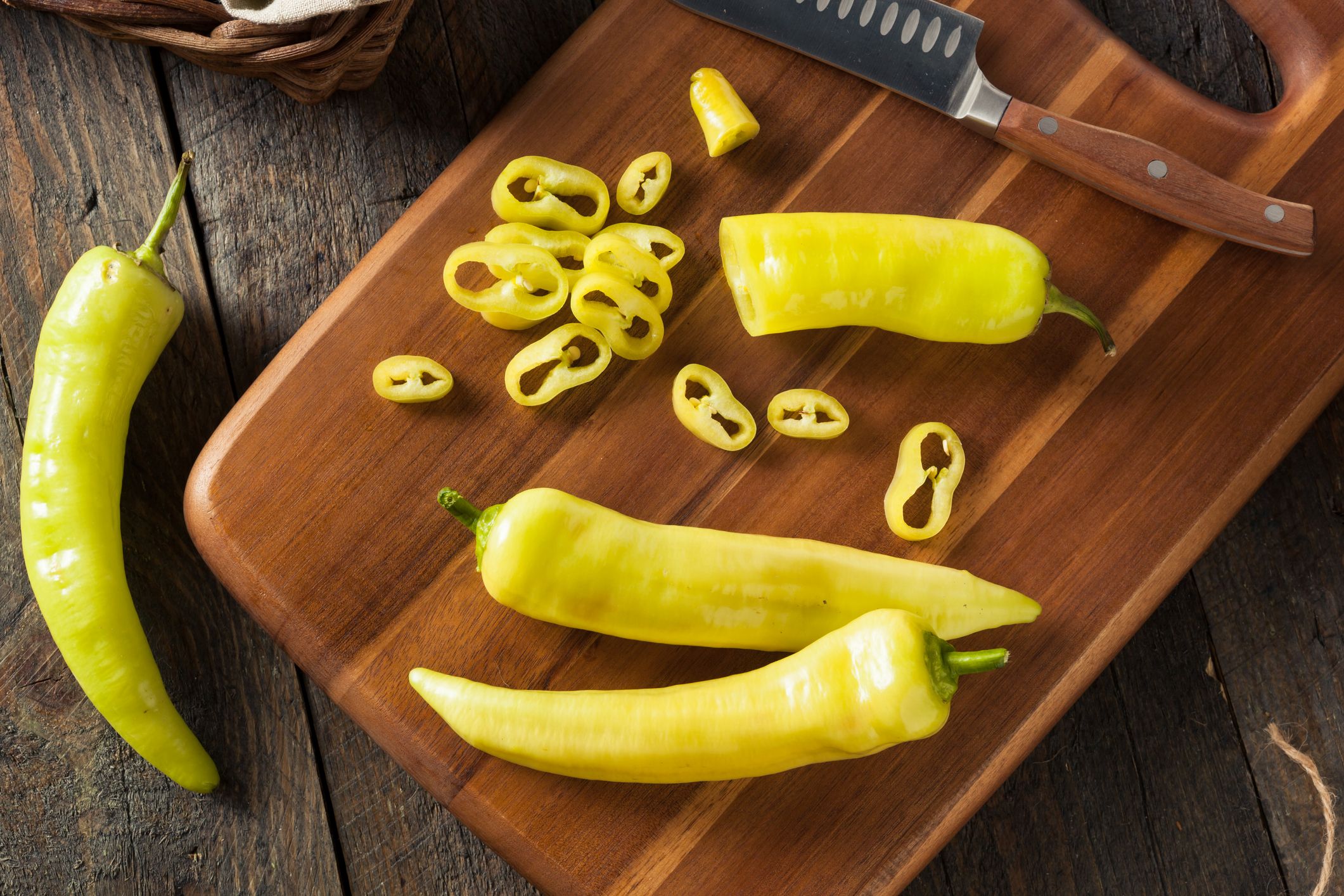 Spicy deals yellow peppers