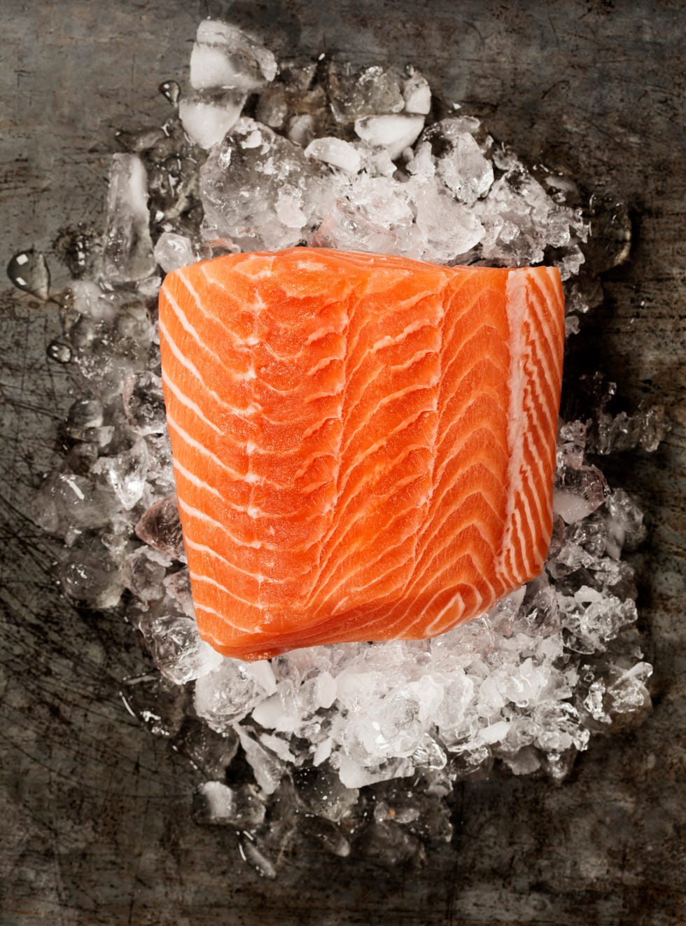 raw salmon fillet