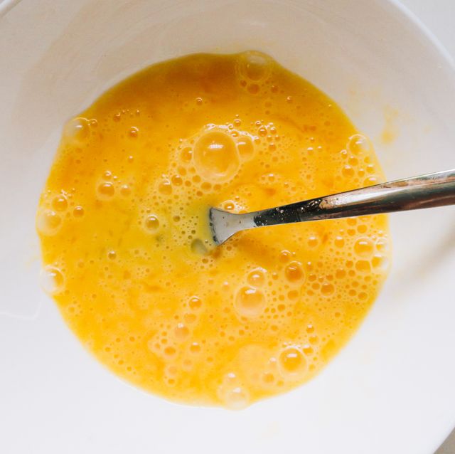raw scrambled egg