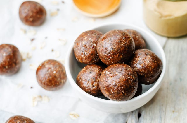 raw vegan peanut butter oat coconut cacao balls   fat bombs