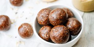 raw vegan peanut butter oat coconut cacao balls   fat bombs