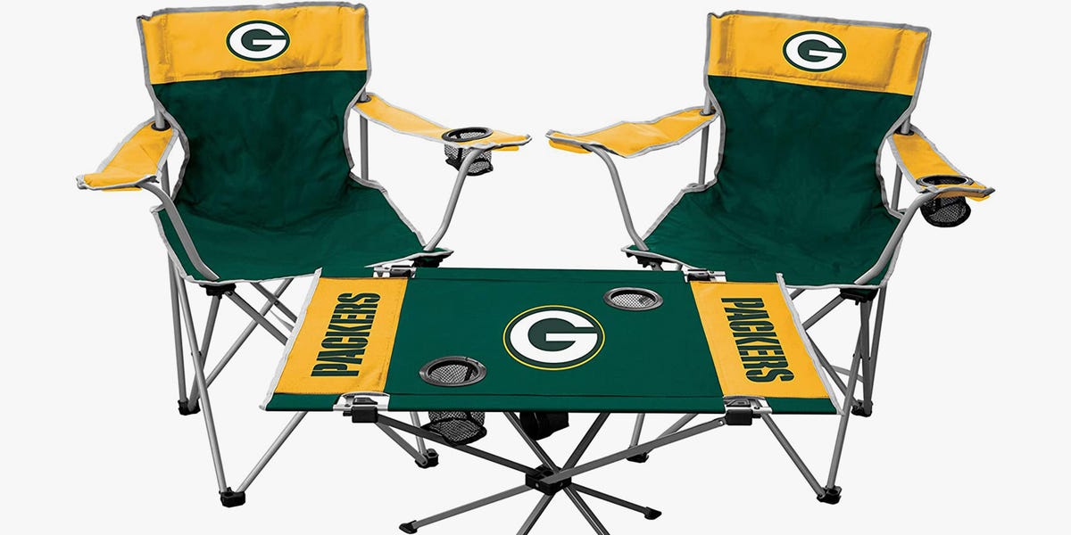 Rawlings Green Bay Packers Polyester Multiple Colors/Finishes Folding  Tailgate Chair in the Beach & Camping Chairs department at