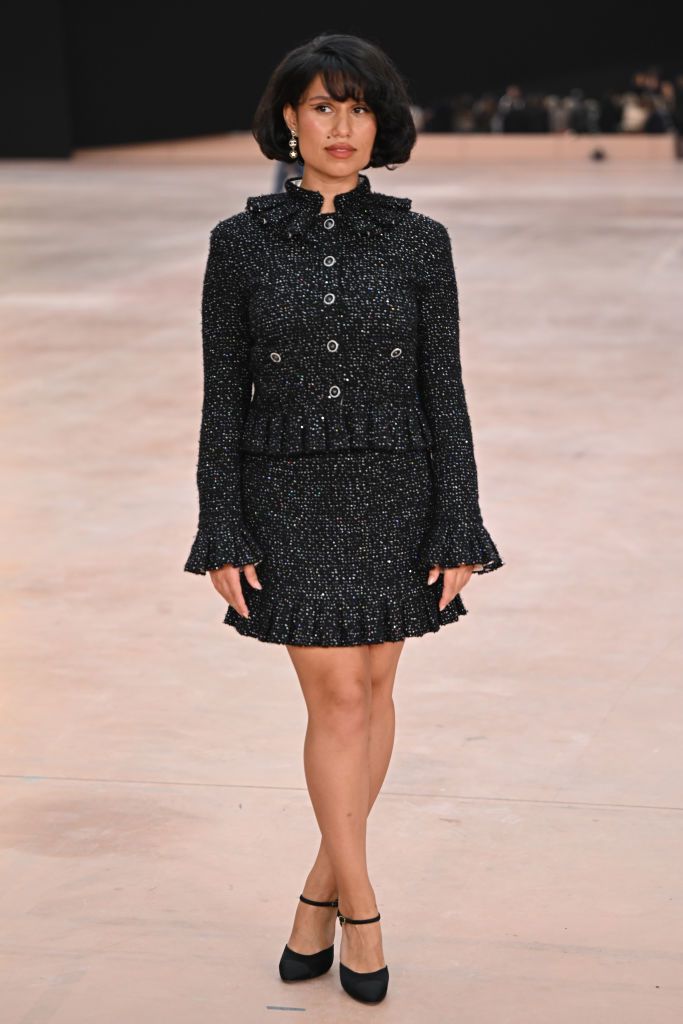 chanel: photocall paris fashion week womenswear fall/winter 2025 2026