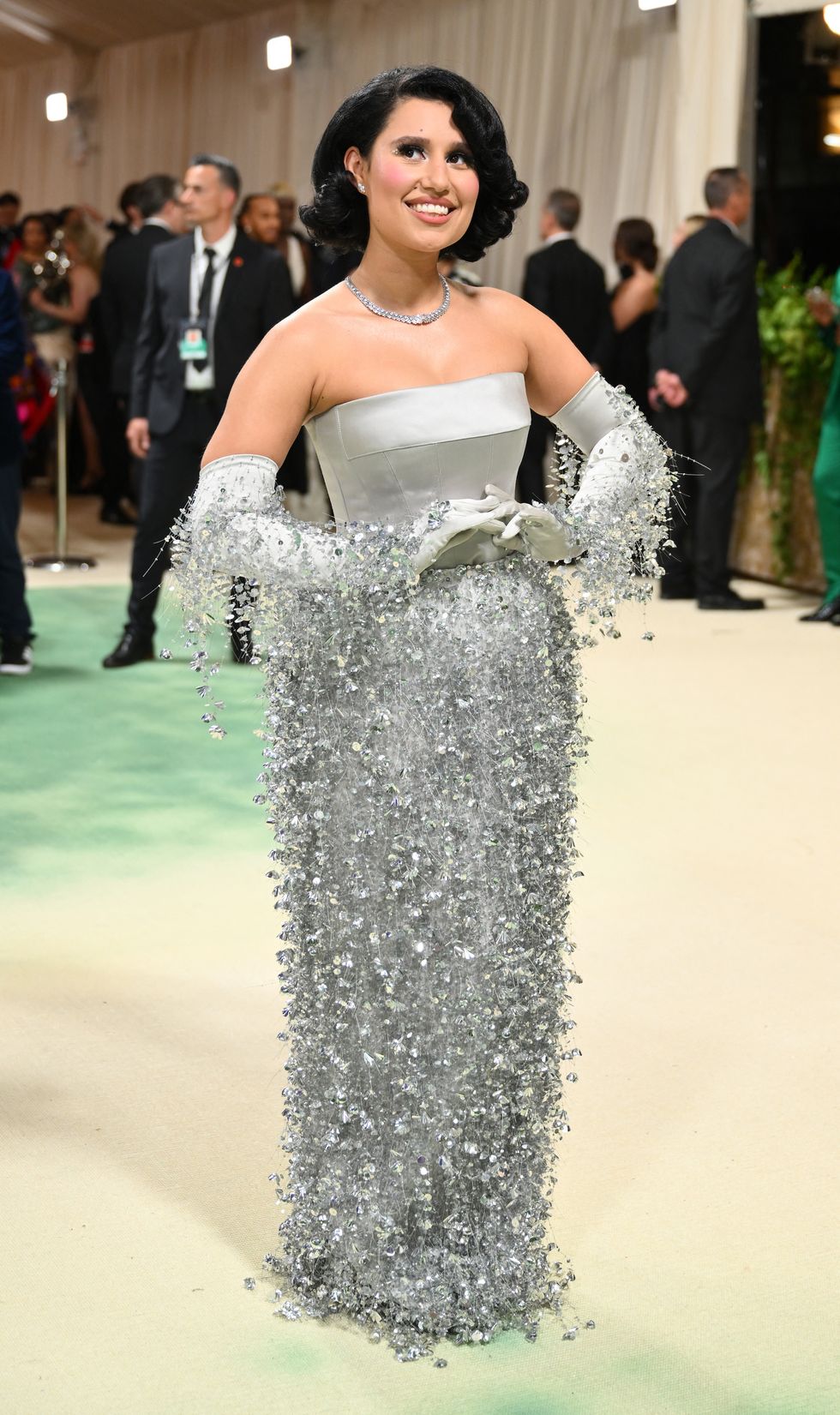 british singer songwriter raye arrives for the 2024 met gala at the metropolitan museum of art on may 6, 2024, in new york the gala raises money for the metropolitan museum of art's costume institute