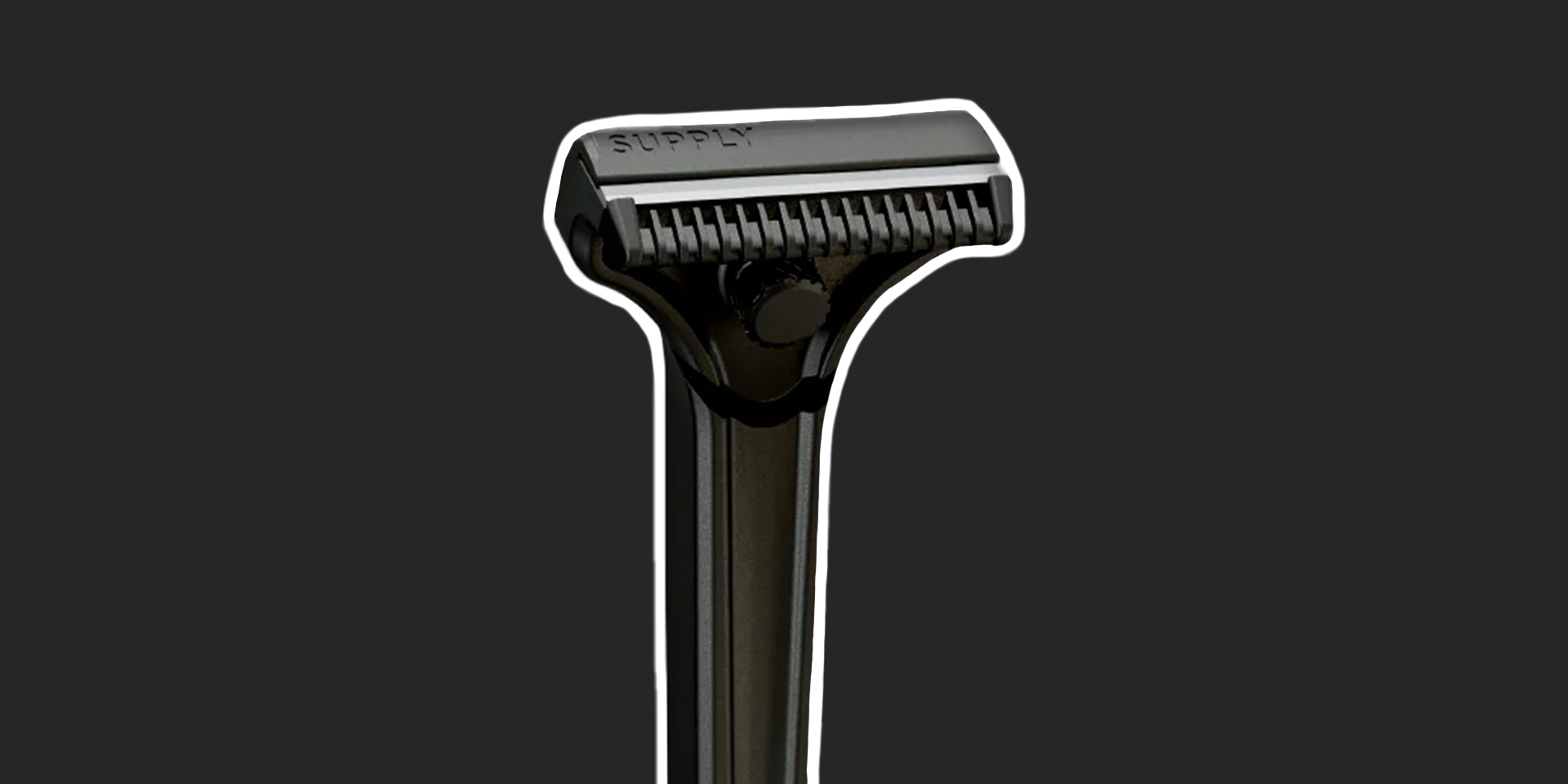 a close up of a razor