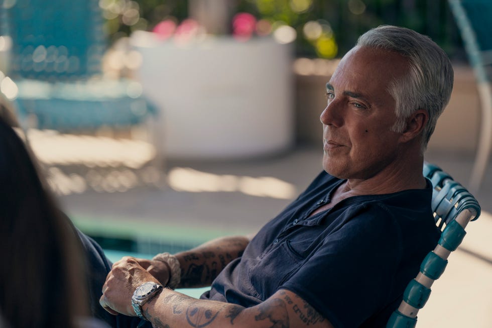 titus welliver (bosch) in ballard. tyler golden/prime video