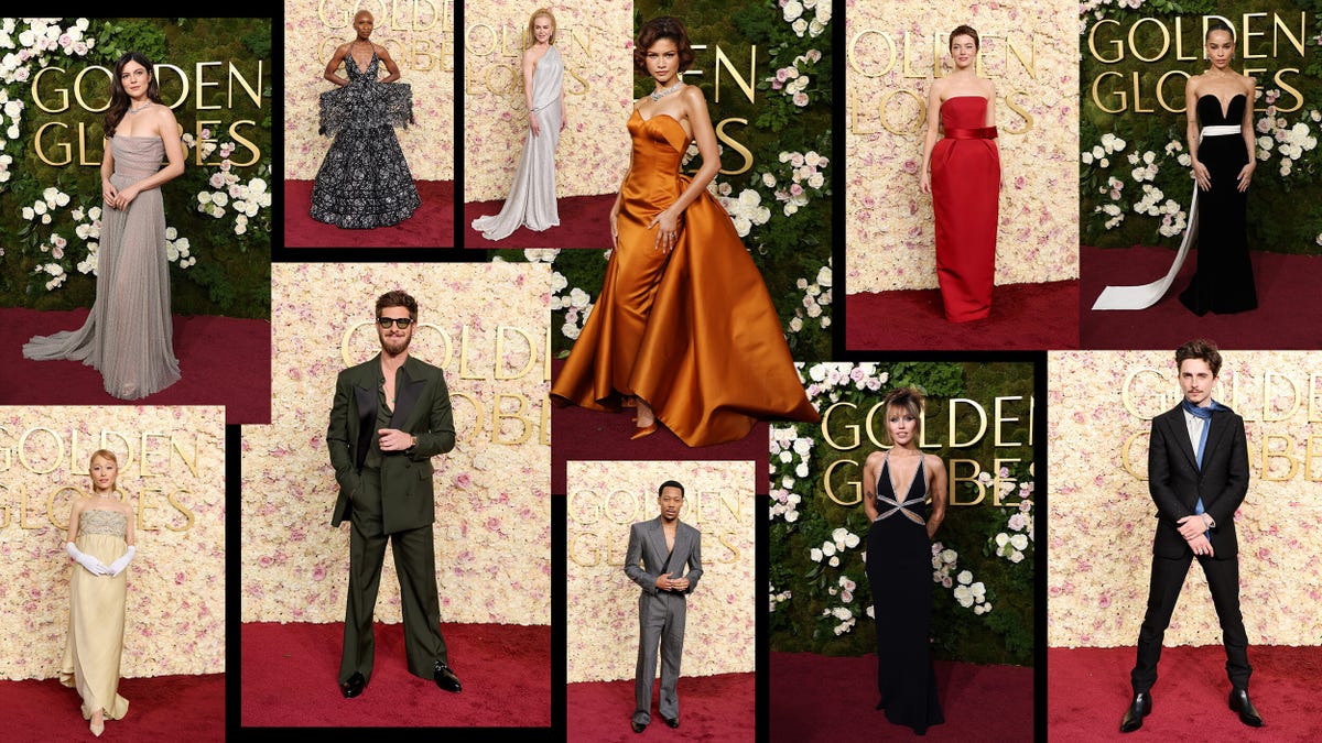 All the red-carpet looks from the 2025 Golden Globes