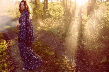 barbara palvin in the forest | nature inspired fragrances