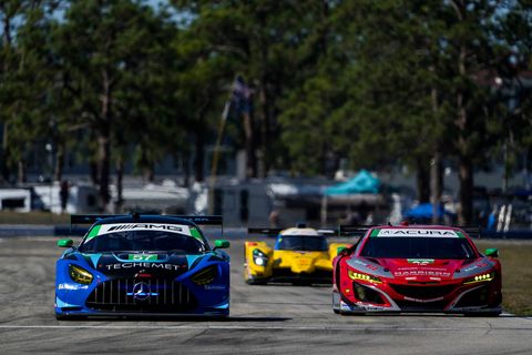 57 winward racing, mercedes amg gt3, gtd russell ward, philip ellis, indy dontje, 93 racers edge motorsports with wtr, acura nsx gt3, gtd ashton harrison, danny formal, kyle marcelli