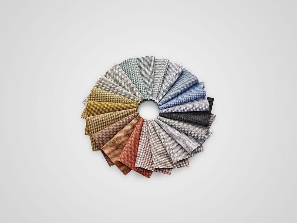 Kvadrat fabric colour wheel