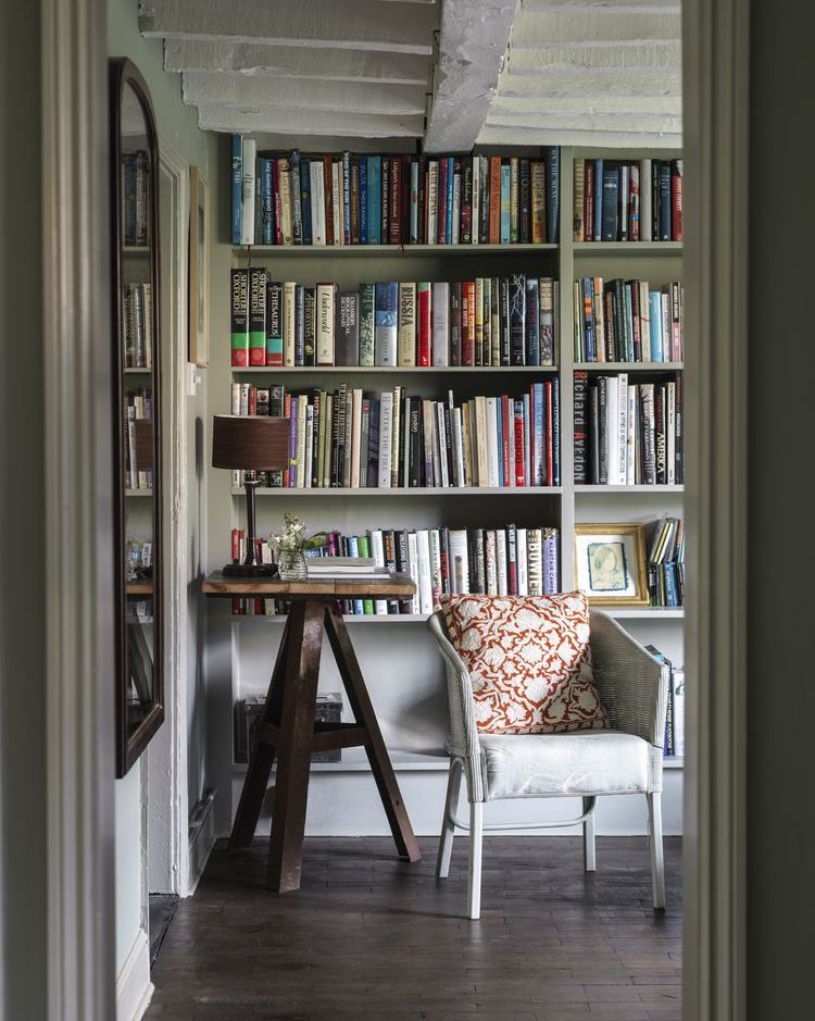 reading nook at home in suffolk