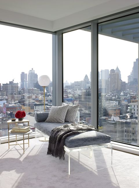 Reading nook with a view