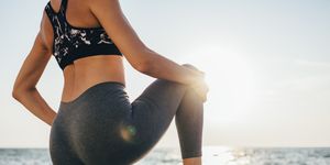 get rid of butt cheek pain from running