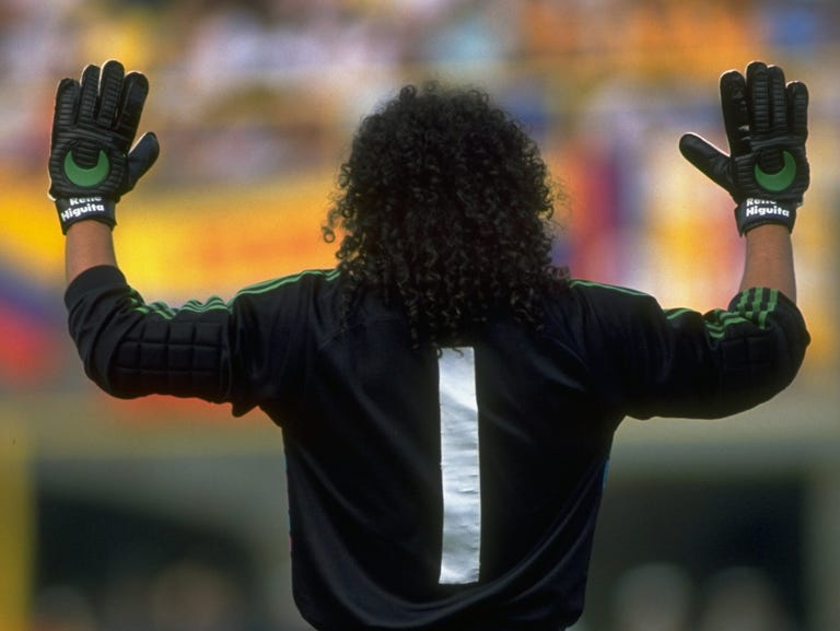 rene higuita of colombia