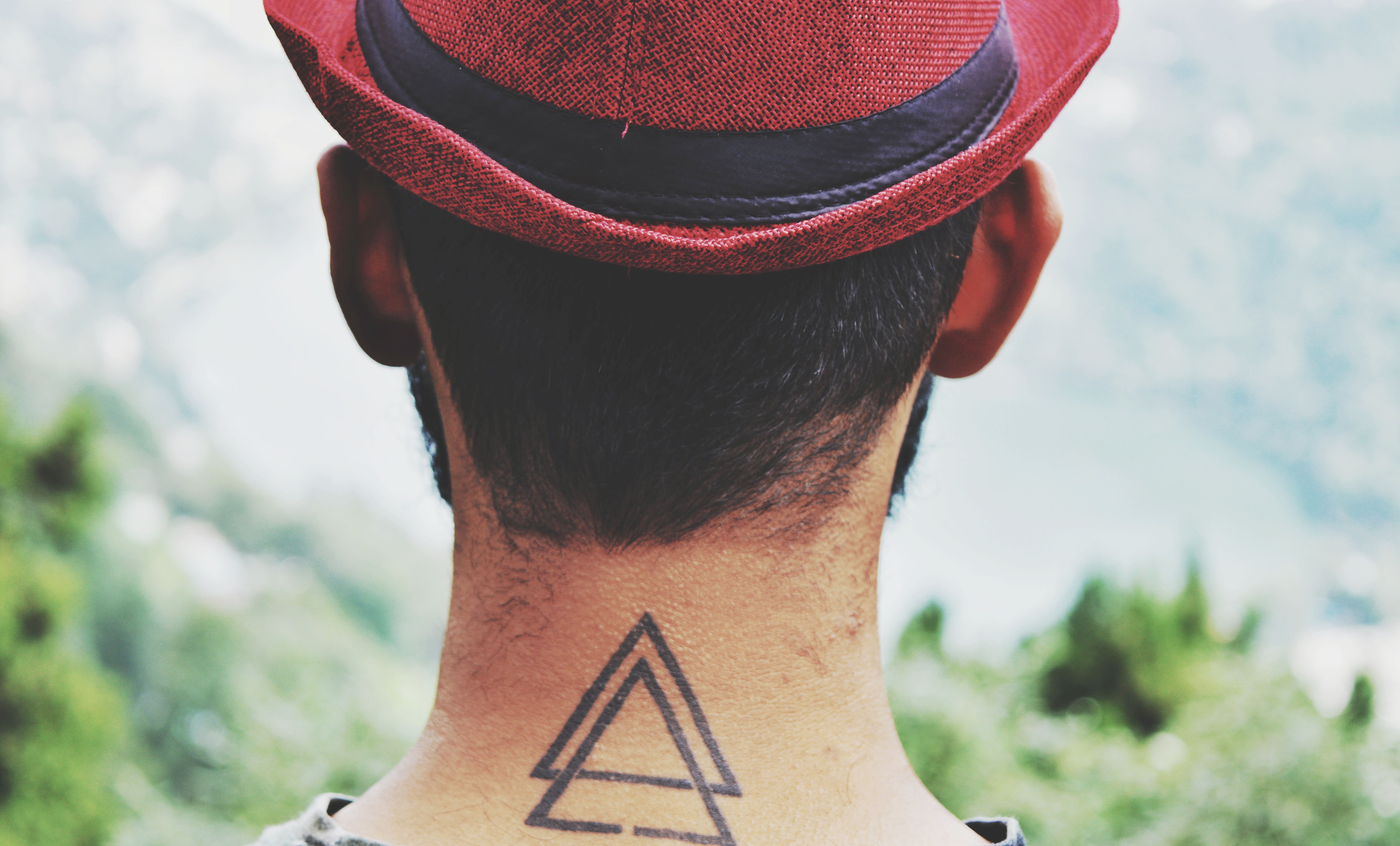 side neck tattoos for men