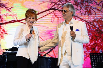 reba mcentire andrea bocelli christmas song instagram