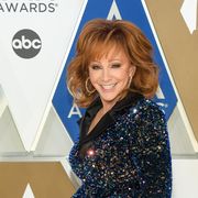 reba mcentire attends the 54th annual cma awards at the music city center on november 11, 2020 in nashville, tennessee