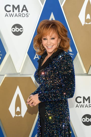 reba mcentire attends the 54th annual cma awards at the music city center on november 11, 2020 in nashville, tennessee