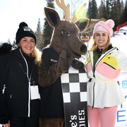 ramona agruma and rebel wilson at operation smile's 10th annual park city ski challenge