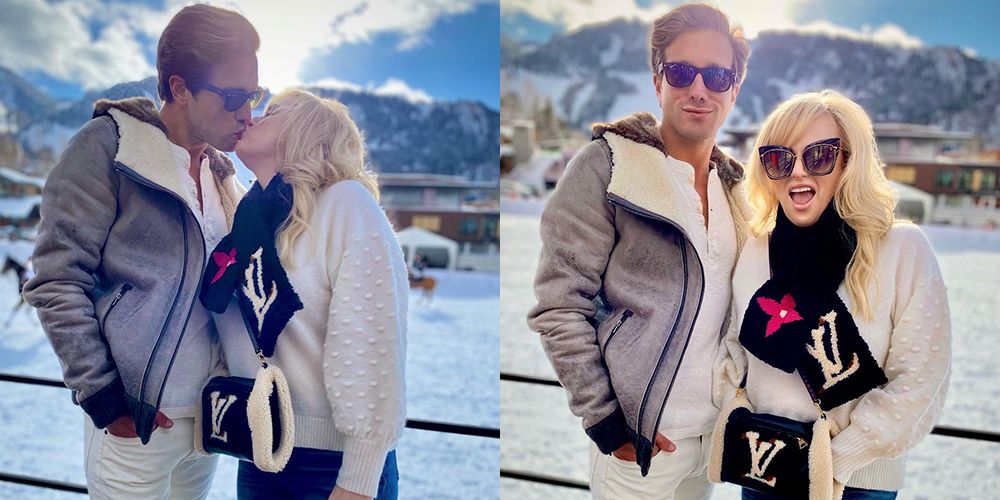 Rebel Wilson Kisses Boyfriend Jacob Busch During Aspen Vacation