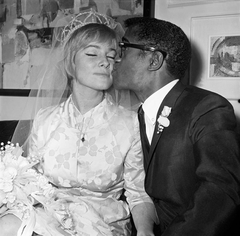 newlyweds may britt and sammy davis jr