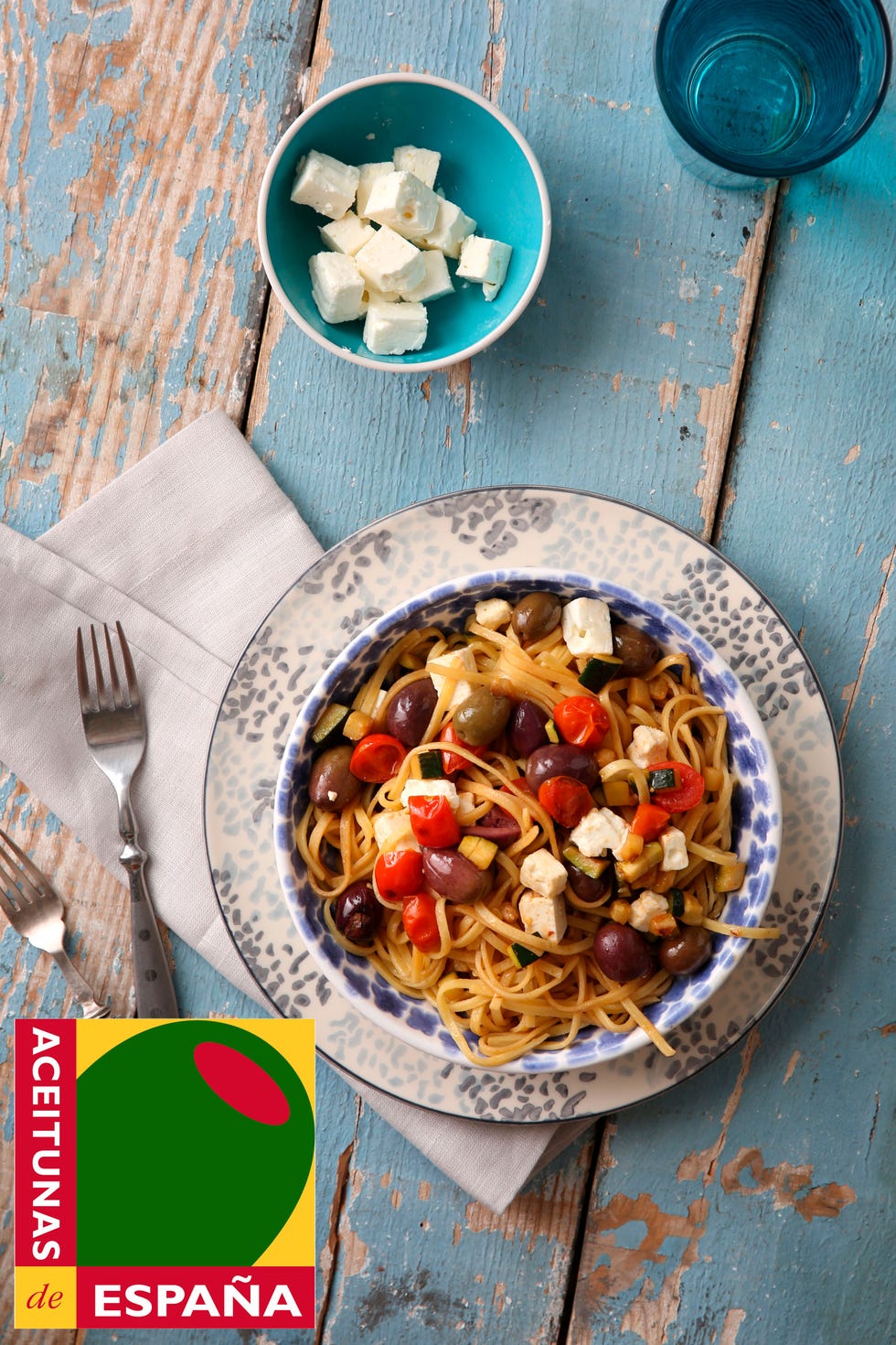 receta de tallarines con aceitunas de españa negras