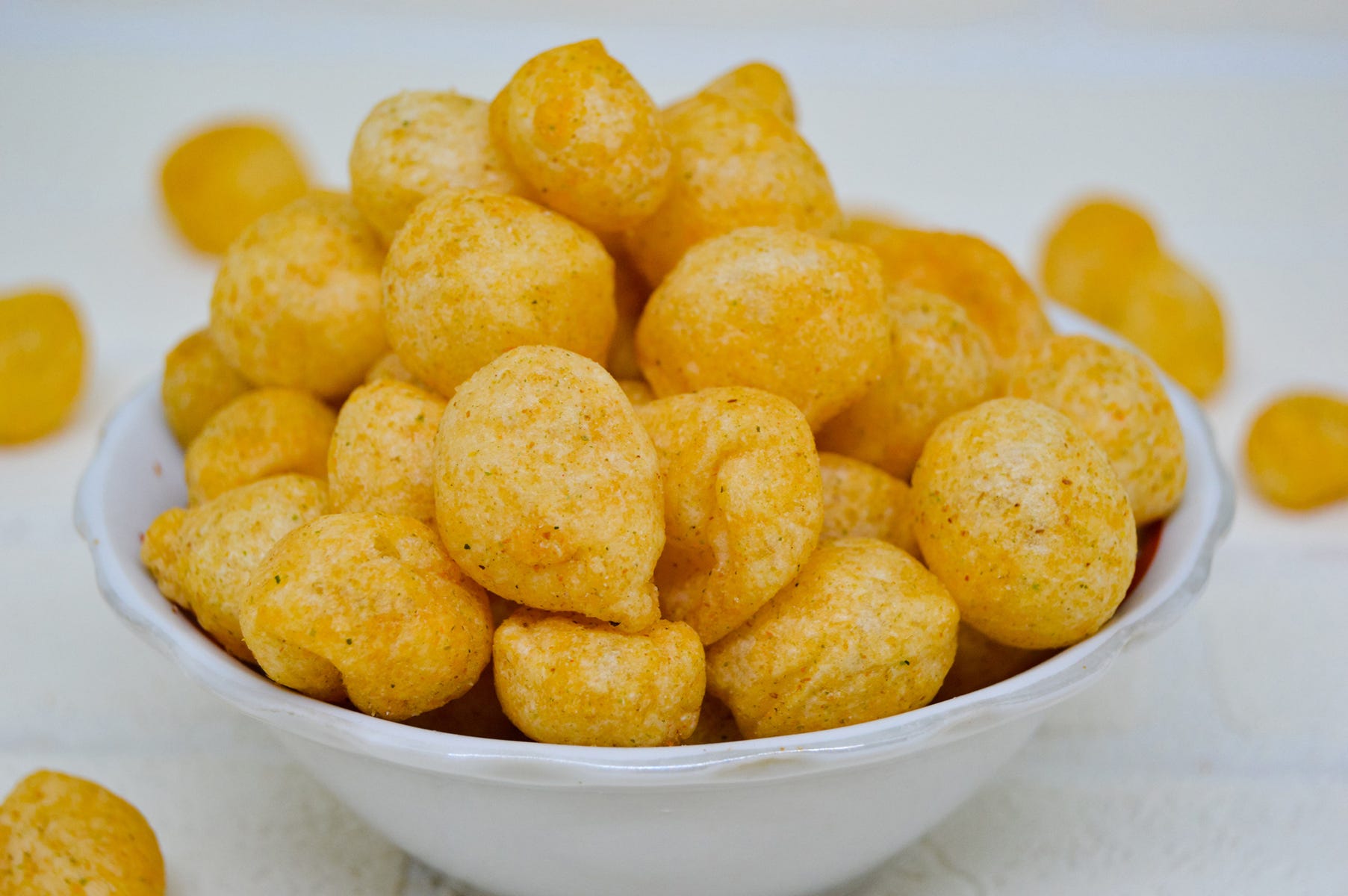 receta en freidora de aire para hacer pelotazos estilo cheetos caseros