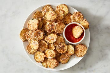 receta casera facil para hacer chips de calabacin en la freidora de aire