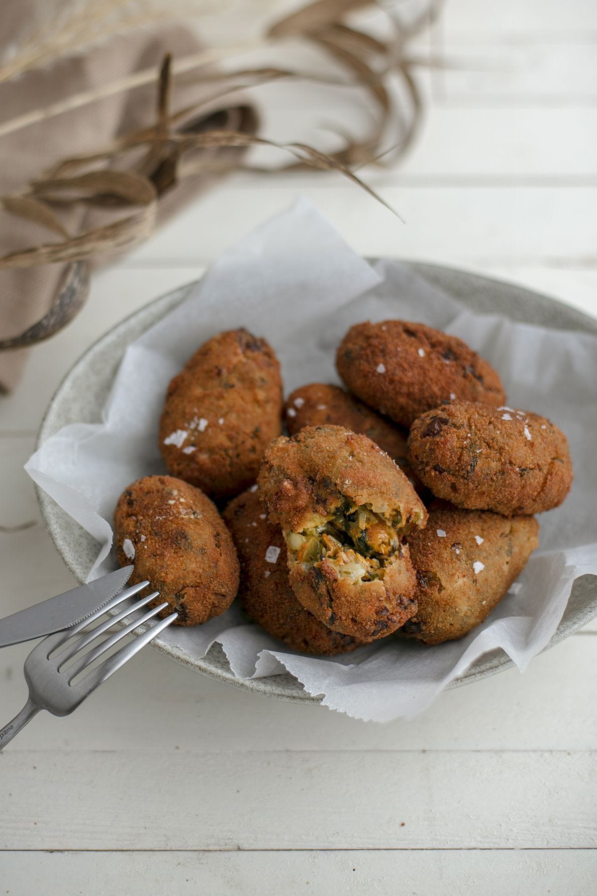 croquetas de mejillones