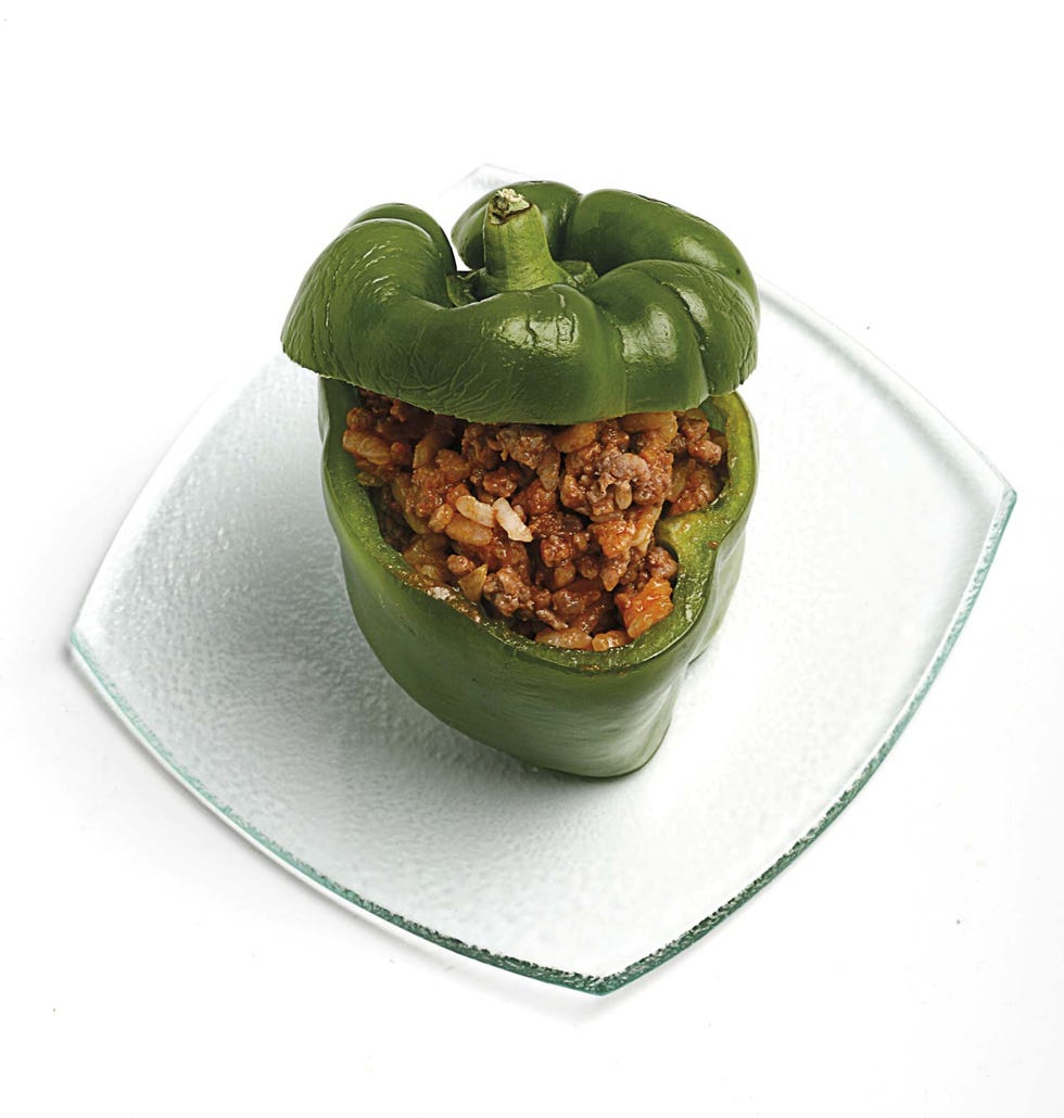 Pimientos rellenos de carne