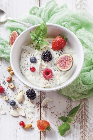 yogur griego con chía