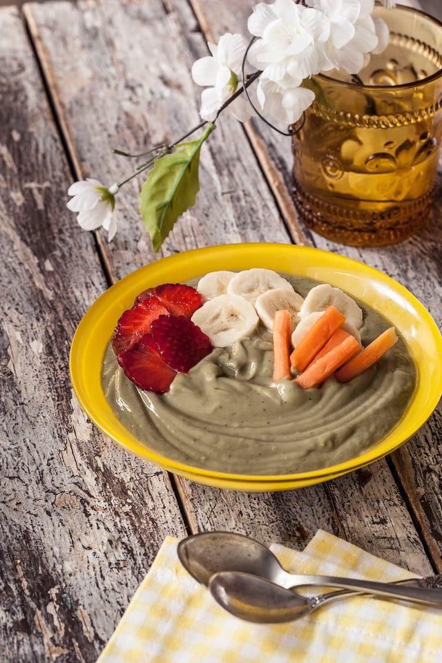 receta de crema de frutas