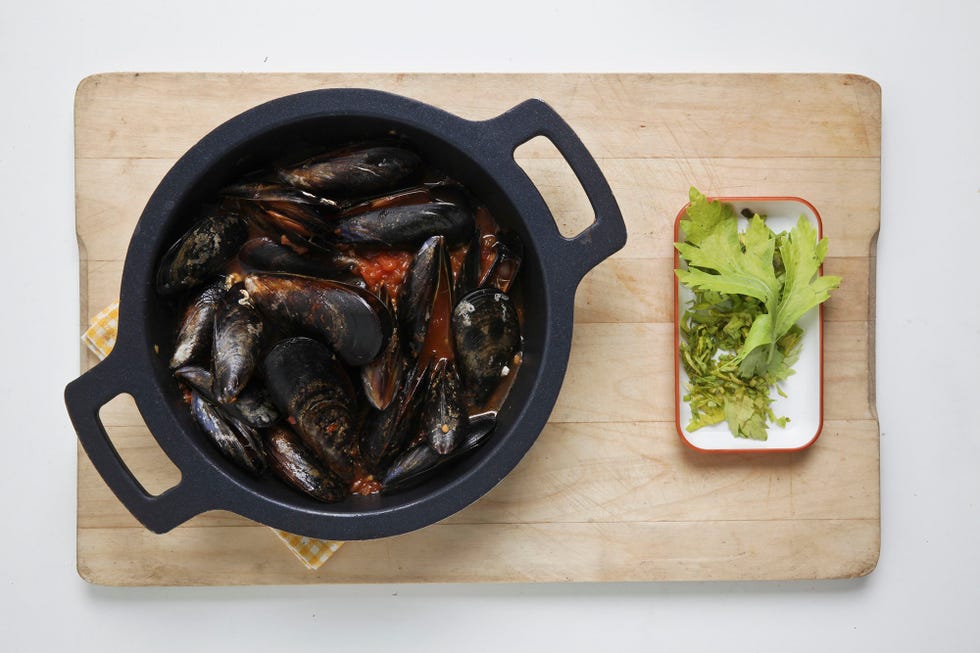 receta de mejillones picantes paso 3