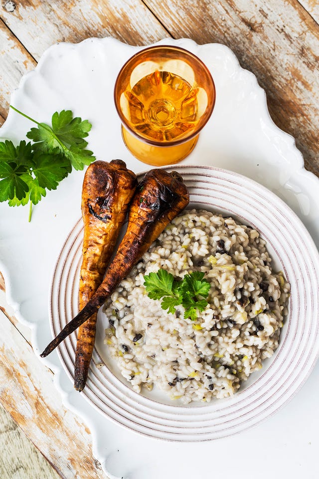receta de risotto con trufa