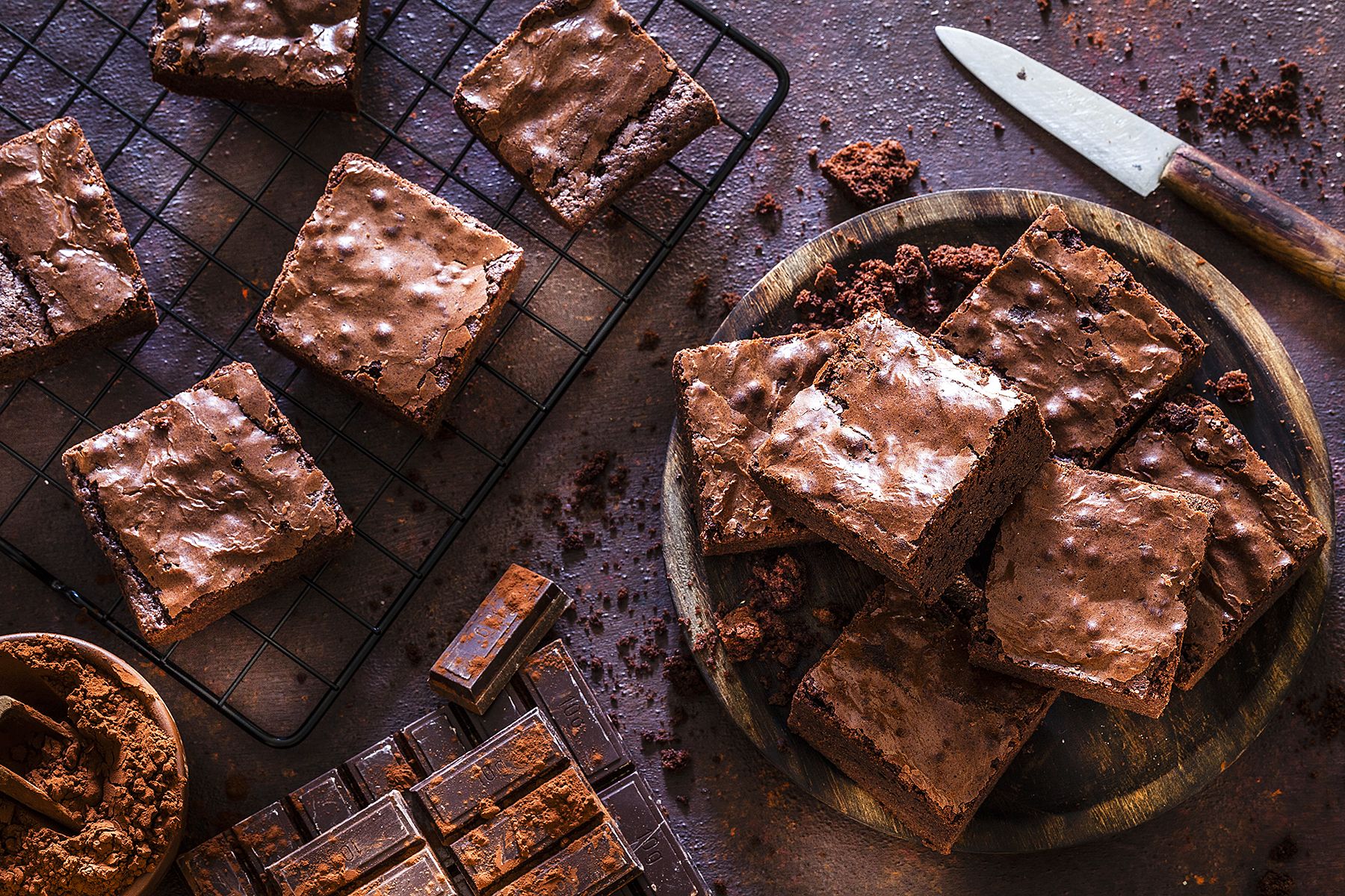 3 recetas de brownies de chocolate fáciles y deliciosas