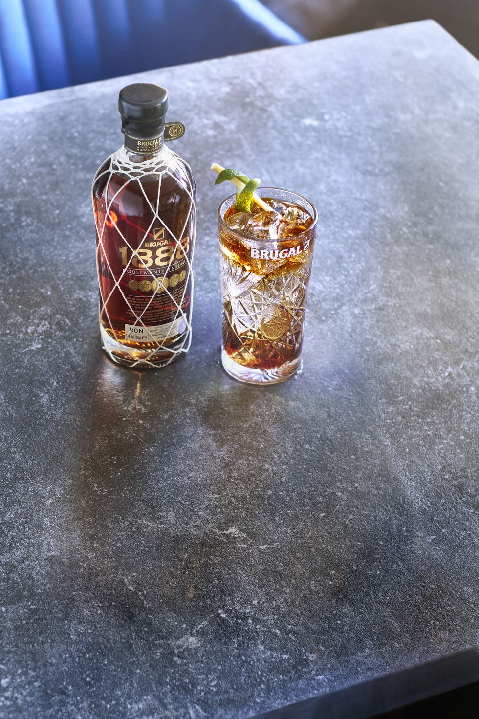 cocktail brugal sherry touch, una de las mejores recetas de cócteles fáciles e instagrameables