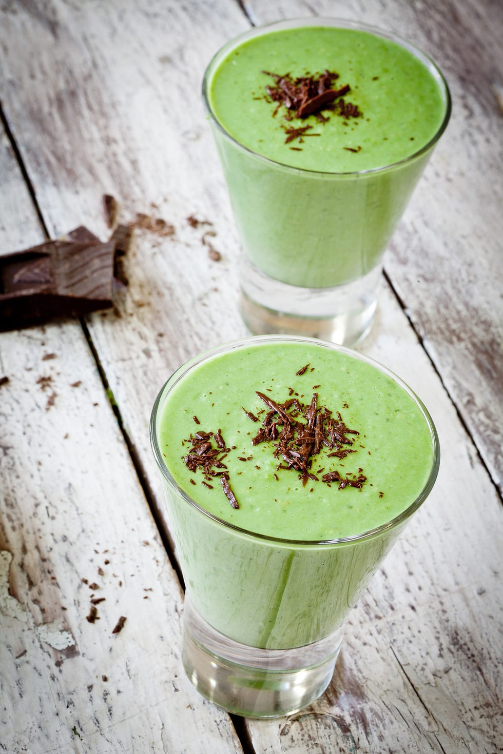 batido de plátano avena y menta