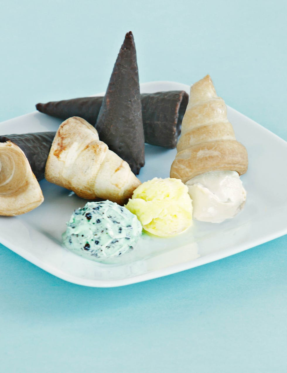 helado de menta
