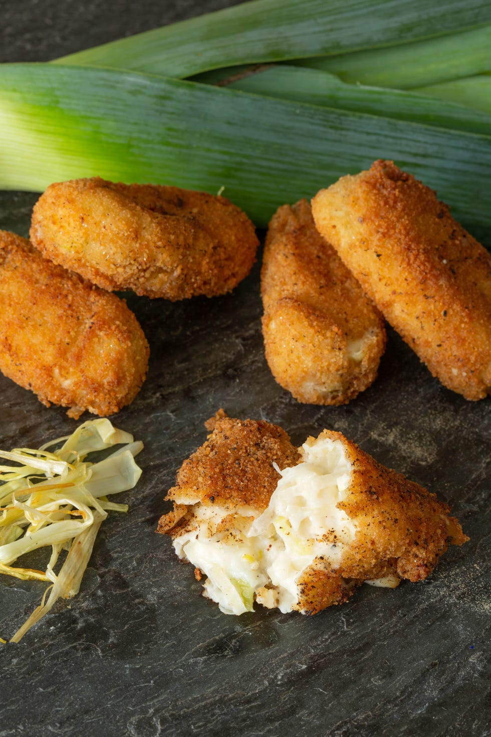 croquetas de puerro