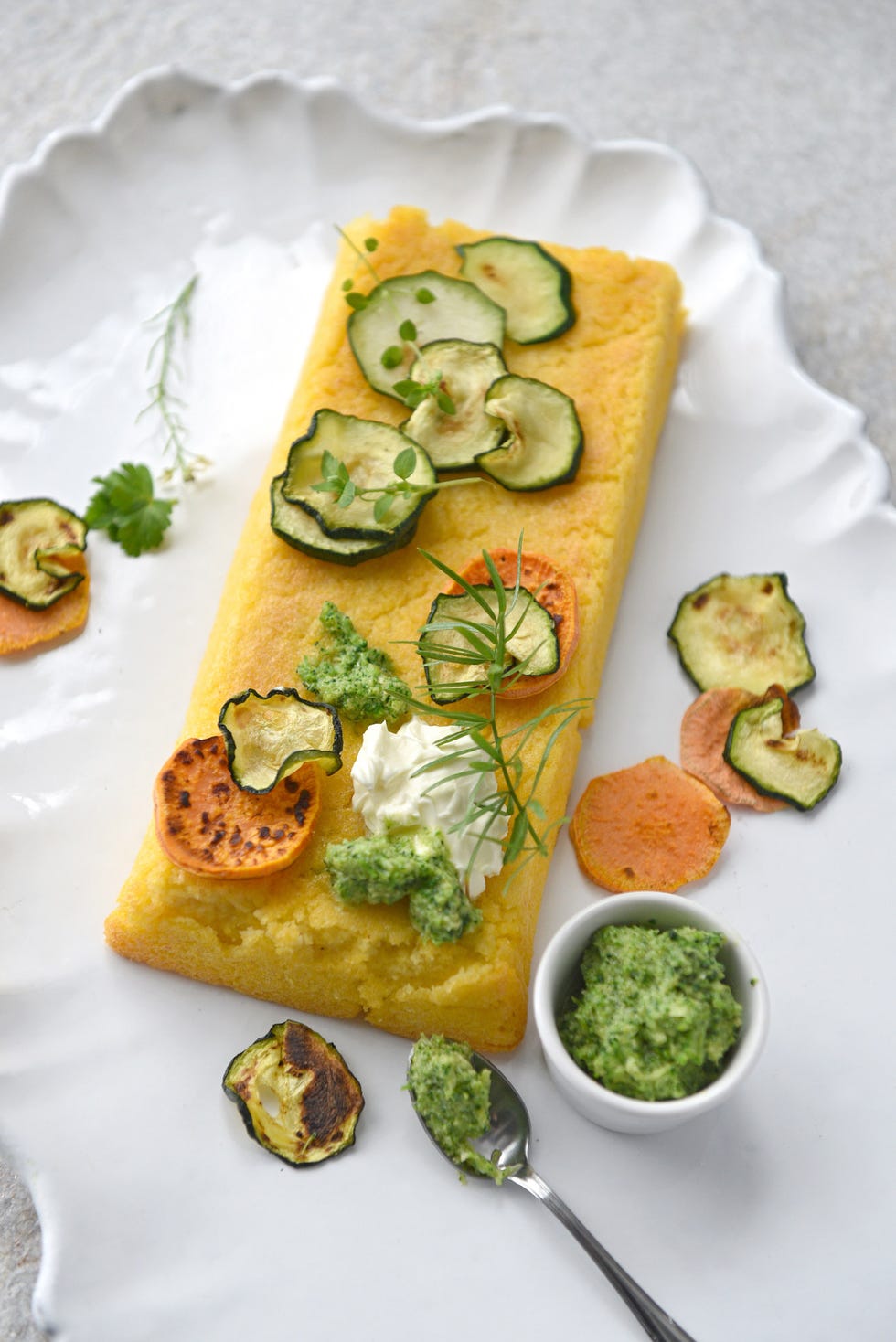 polenta de verduras