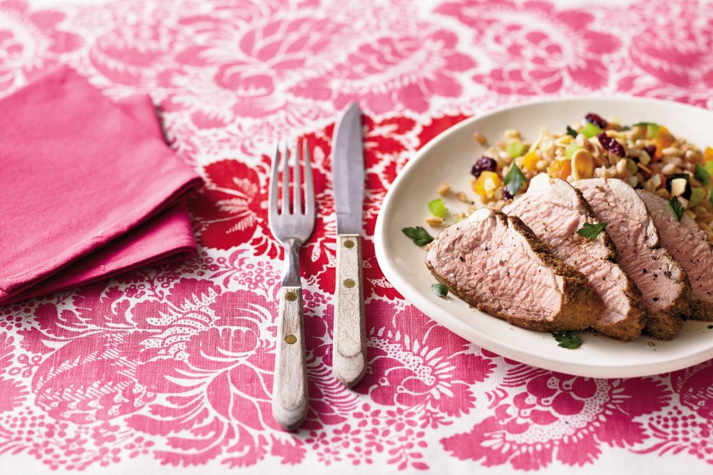 Tablecloth, Food, Ingredient, Beef, Pink, Dishware, Linens, Cuisine, Meat, Napkin, 