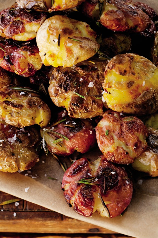 Grilled Smashed Potatoes